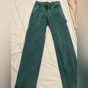Fashion Nova Green Jeans - stretch size small